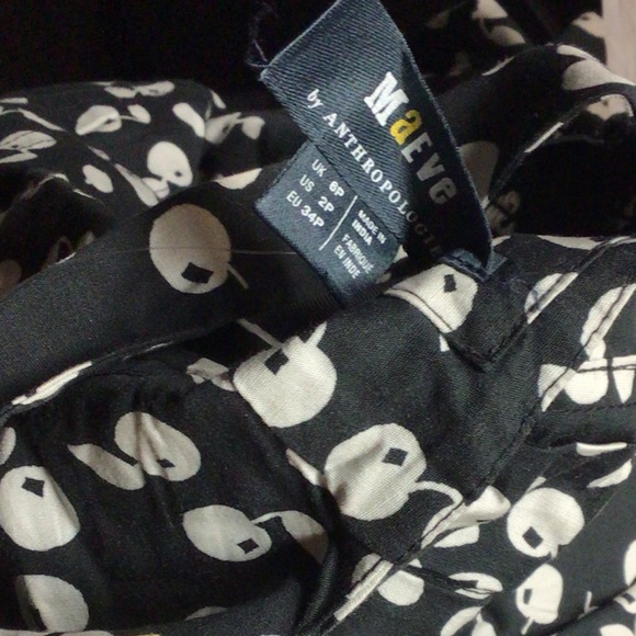 Anthropologie Maeve Cherry Cecilia Midi Dress Cherries - Picture 11 of 16